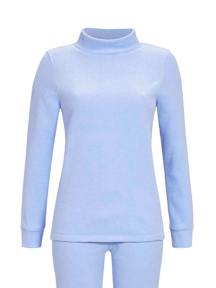 Damen Flausch Frottee Anzug ciel blau RINGELLA