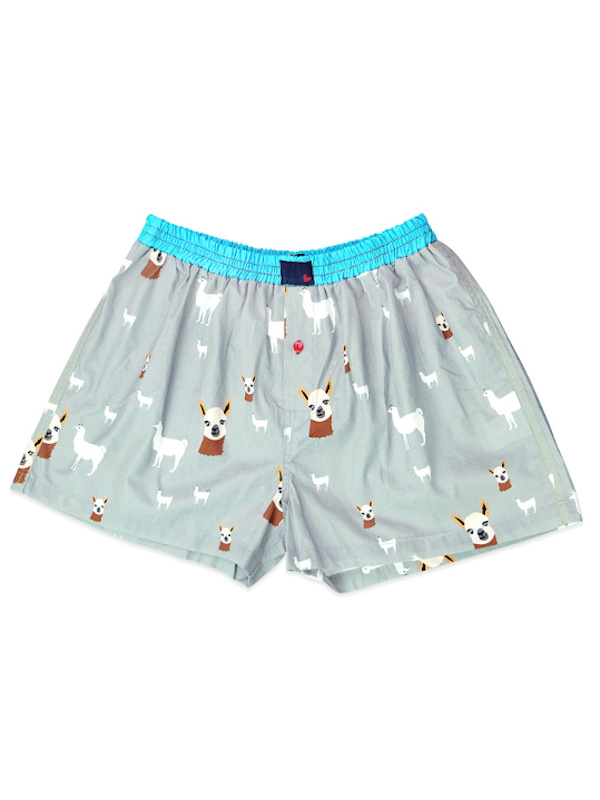 %%% Boxershorts FLUFFY PUFFY LAMA  unabux