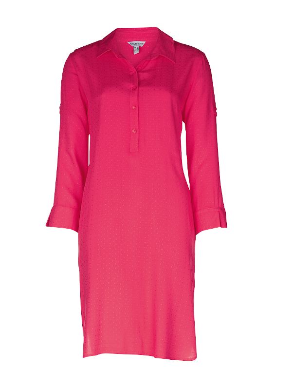 Hemdblusenkleid JAMAICA hot pink Viscose TAUBERT