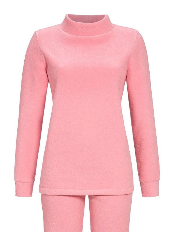 Damen Flausch Frottee Anzug zart rosa RINGELLA