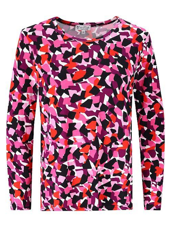 Damen Shirt pink beere  hajo