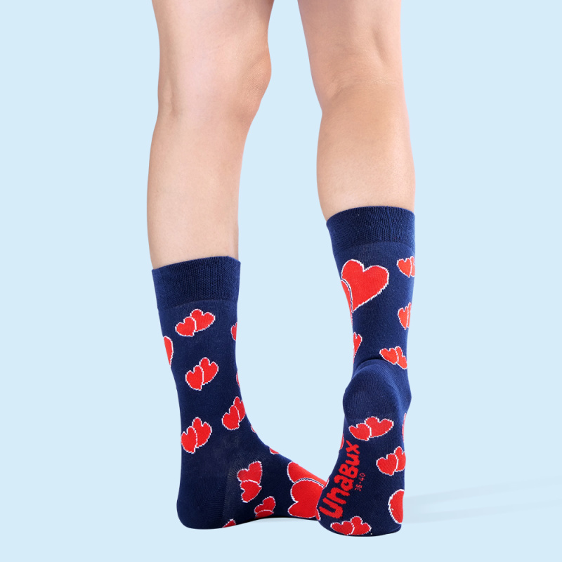 unabux Socken DOUBLE HEART