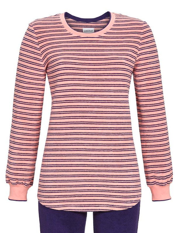 Damen Frottee Schlafanzug dusty rose RINGELLA