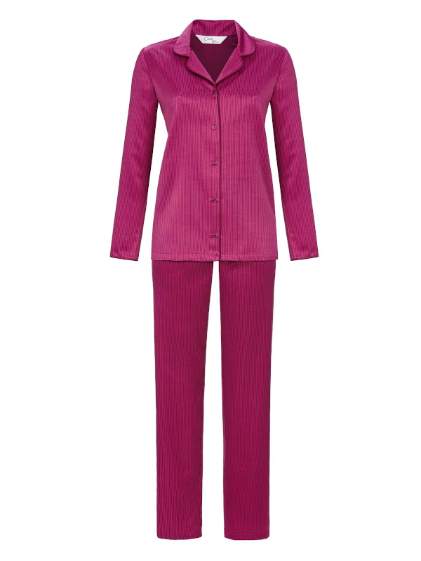 Satin Pyjama für Damen magenta RINGELLA