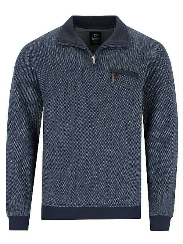 Herren Polopulli marine Struktur hajo