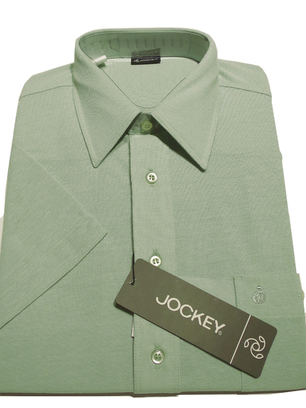 JOCKEY Jerseyhemd 1/2 Arm OXFORD Feinpiqué mintgrün