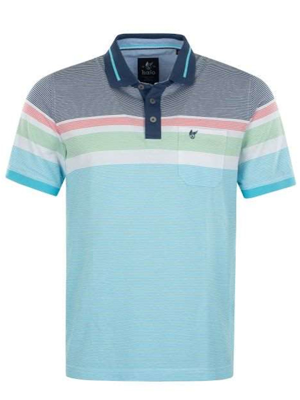 Herren Poloshirt Skyblue-Admiral Stay Fresh hajo