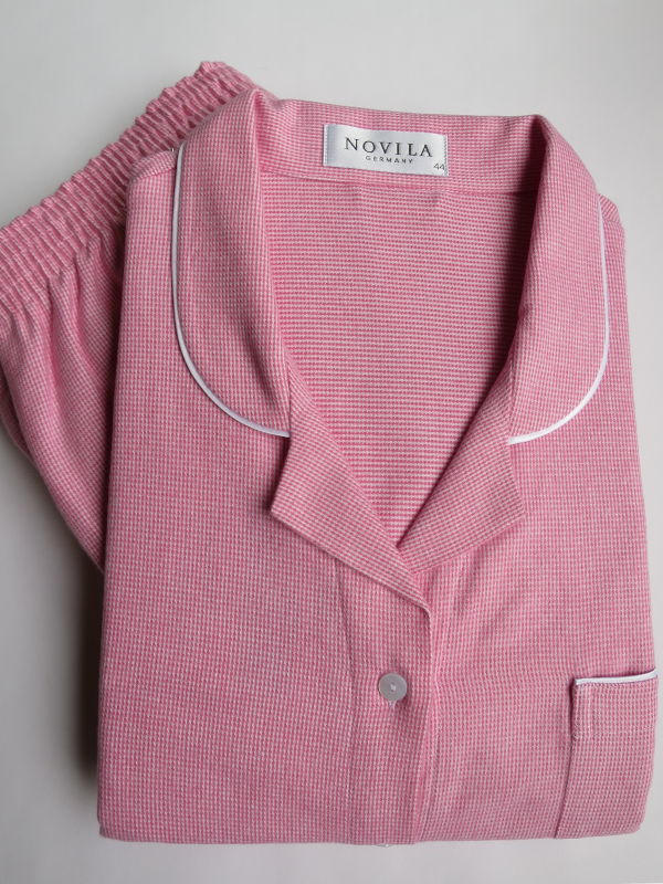 Damen Flanell Pyjama Petra flamingo NOVILA