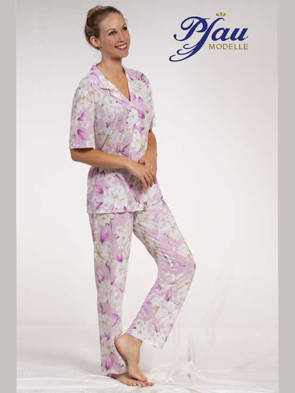 Pyjama flieder Blume PFAU MODELLE