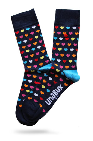 unabux Socken SMALL HEARTS