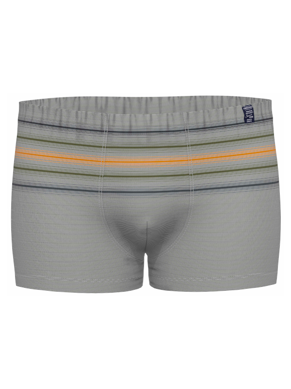 Retro-Short Bio Baumwolle grau orange AMMANN