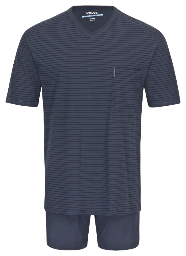 Herren Shorty Extra Light Bio Cotton marine AMMANN