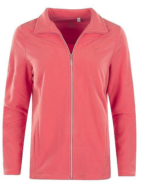 Schicke Fleece Jacke melone hajo Damen