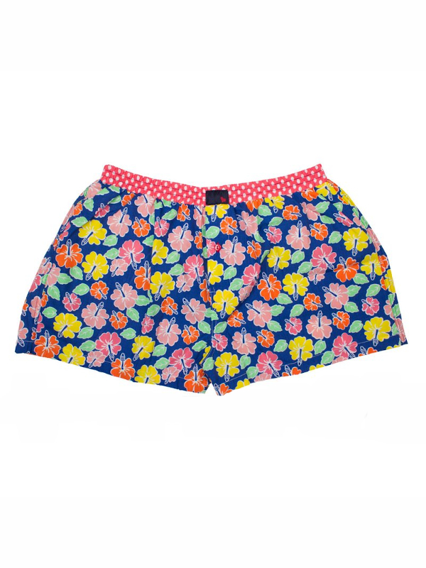 %%% unabux Boxershorts COLOURED FLOWERS